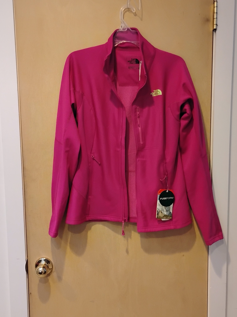 The North Face Women's Pink FuseForm Softshell Jacket